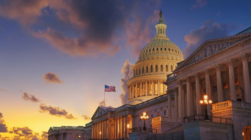 Sunset image of The White House to support Biden China critical minerals article