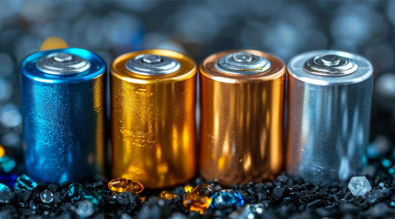 Different battery types on pile of minerals to support demand article