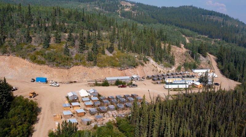 Drilling operations underway at Cascadia Minerals’ Carmacks copper-gold project in Yukon during the 2026 exploration campaign.