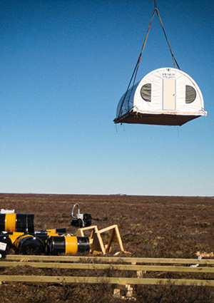 is a Discovery Mining Services remote camp unit